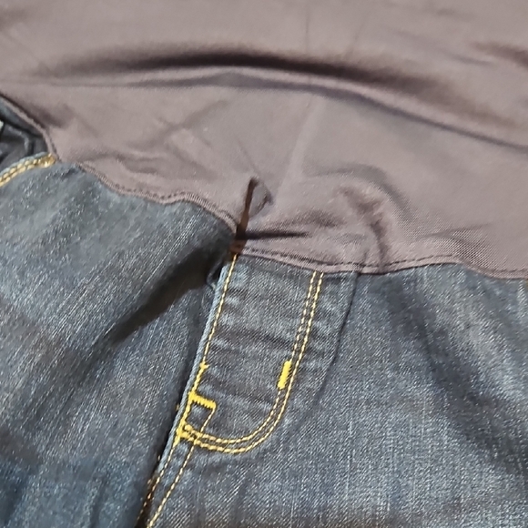 Old Navy Maternity Women's High Rise Dark Blue Jeans - Picture 6 of 9